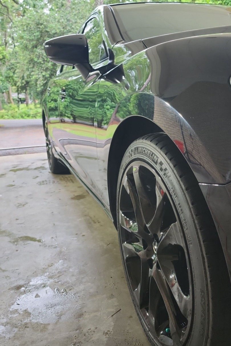 Mobile detail performed on-site with the Ames service van