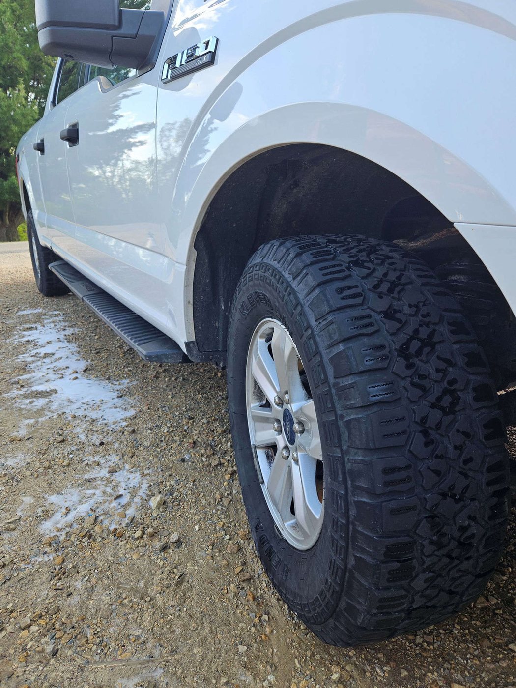 Ford F-150 wheel and tire detail